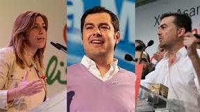 Díaz votará este domingo en Sevilla, Moreno en Málaga y Maíllo en Aracena