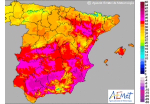 Temperaturas de 38 grados en el valle Guadalquivir y zonas de Jaén y Granada  