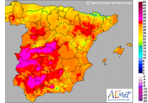Aviso por altas temperaturas en el alto Guadalquivir