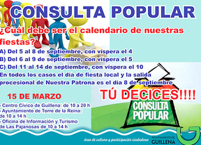 Guillena decide que sus fiestas sean del 11 al 14 de septiembre tras la consulta popular
