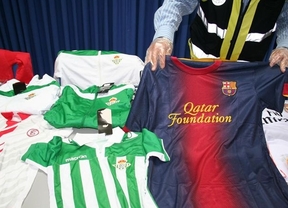 Intervenidas cerca de 8.000 falsificaciones, la mayoría de equipaciones de fútbol valoradas en más de 60.000 euros
