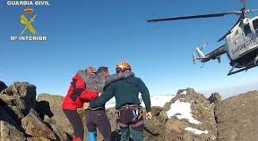 El Servicio de Montaña de la Guardia Civil rescató el pasado año a 3.187 personas