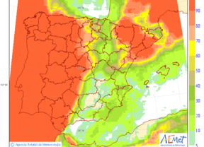 Chubascos débiles y temperaturas sin cambios o en ligero descenso 