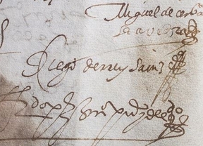 Estepa expondrá por primera vez la firma de Cervantes