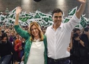 Sánchez y Díaz, juntos en Alcalá de Guadaíra por única vez en campaña