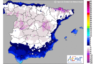 Precipitaciones débiles y heladas en le oriente andaluz