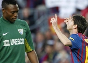 Nuevo 'hat-trick' de Messi (4-1) esta vez al Málaga