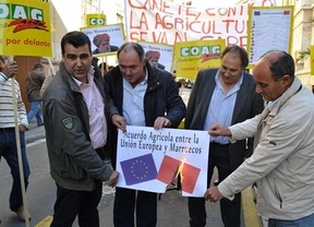 Protesta de COAG para evitar un acuerdo con Marruecos que reparta el mercado agrícola