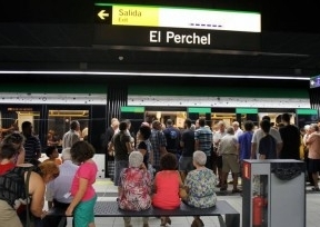 Metro Málaga transporta a más de 142.600 viajeros durante Semana Santa