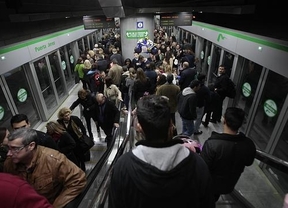 Primera jornada de paro en el metro de Sevilla