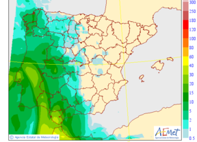 Chubascos fuertes en Cádiz y viento muy fuerte en el litoral y e Jaén