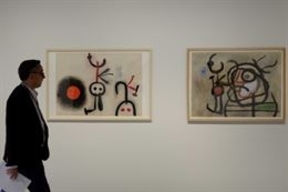 Miró, protagonista de la primera exposición temporal del Pompidou