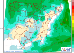 Temperaturas máximas en ascenso y precipitaciones en litoral sureste