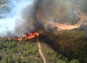 Infoca da por extinguido el incendio forestal en Almonaster La Real