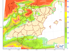 Cielos nubosos y temperaturas sin cambios en Andalucía