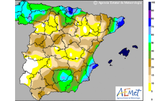 Nevadas en Granada y Jaén y viento fuerte en el litoral mediterráneo  
