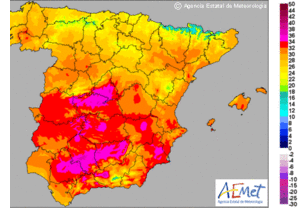 Las temperaturas máximas bajarán en Andalucía