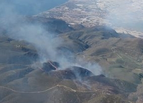 La caída de un cable eléctrico, posible origen del incendio de Sierra de Gádor