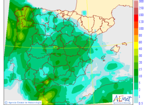 Vientos fuertes en Cádiz y Almería y temperaturas sin cambios