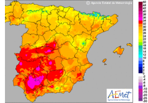 Ligero descenso en las temperaturas y posibles tormentas en el oriente andaluz  