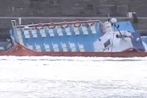 La 'Atlántida', hundida tras ser abordada por un ferry, será reflotada