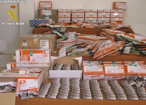 Intervenidos más de 4.000 medicamentos ilegales vendidos como complemento alimenticio