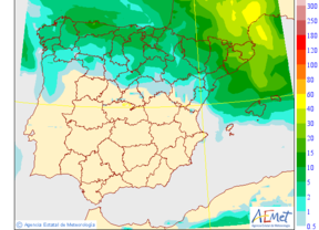 Temperaturas sin cambio con máximas en descenso en el interior de Andalucía 