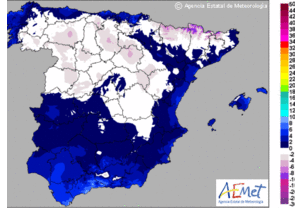 Cielos poco nubosos en Andalucía y temperaturas sin cambios
