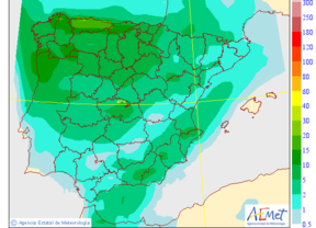 Intervalos nubosos y temperaturas máximas en ascenso en Andalucía 