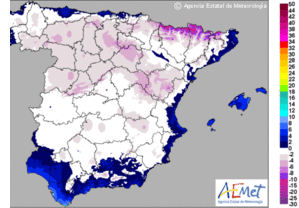 Nivel amarillo por heladas generalizadas en el interior de Andalucía 