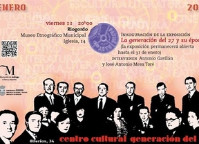 El Museo Etnográfico de Riogordo albergará la exposición 'La generación del 27 y su época'