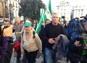 Gordillo y Cañamero protestan a las puertas del TSJA  