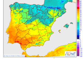 Despejado y descenso de temperaturas, más notable en las máximas en Almería