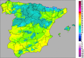 Temperaturas sin cambios o en ligero ascenso