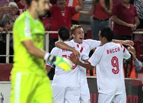 El Sevilla suma su cuarta victoria consecutiva (1-0)  frente a la Real Sociedad