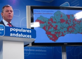 El PP-A presenta un 'mapa de la corrupción socialista' en Andalucía 