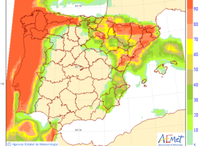 Sigue el descenso térmico y aumenta la posibilidad de chubascos