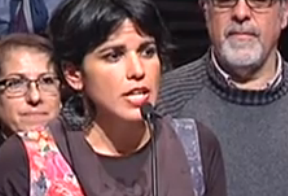 Teresa Rodríguez: 'Las fuerzas del bipartidismo han caído'