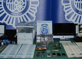 Detenidas 27 personas por 'colar' 45.000 euros en billetes falsificados en comercios de Málaga