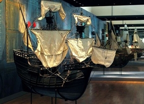 El Pabellón de la Navegación recupera las maquetas de barcos históricos construidos para la Expo'92