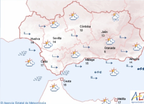 Probables chubascos en el nordeste de la comunidad y temperaturas en descenso 