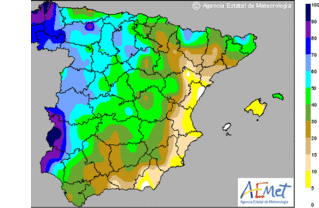 Muy nuboso al final del día en la zona occidental, con posible lluvia débil