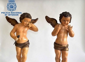 Recuperadas dos tallas robadas hace 23 años a una cofradía de Almería