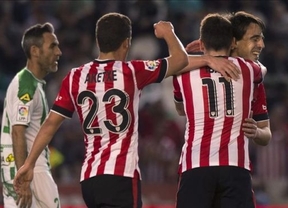 El Athletic (0-1) mira a Europa y el Córdoba cada vez más de Segunda