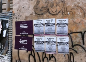 Expediente a Podemos por carteles en una muralla BIC de Granada