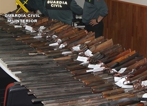 La Guardia Civil subasta el próximo sábado en Huuelva un total de 435 armas de distintos tipos