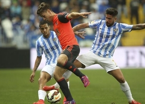Málaga y Real Sociedad firman tablas (1-1) en un partido para Europa