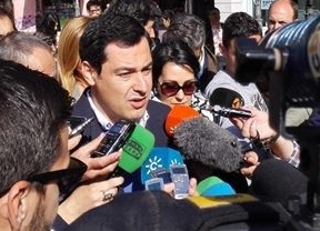 Moreno contrapone los 'líos internos' entre Sánchez y Díaz al proyecto 'unido' del PP