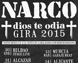 La banda Narco anuncia una veintena de conciertos por toda España durante 2015