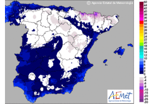 Rachas muy fuertes de viento en Almería y Granada